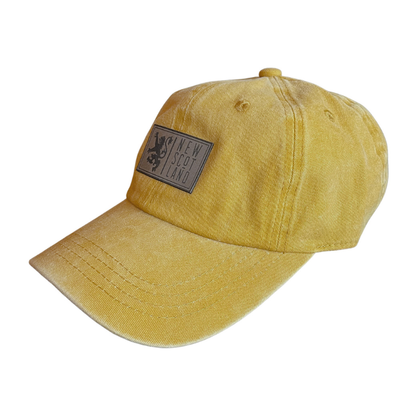 Genuine Leather Patch Dad Hat
