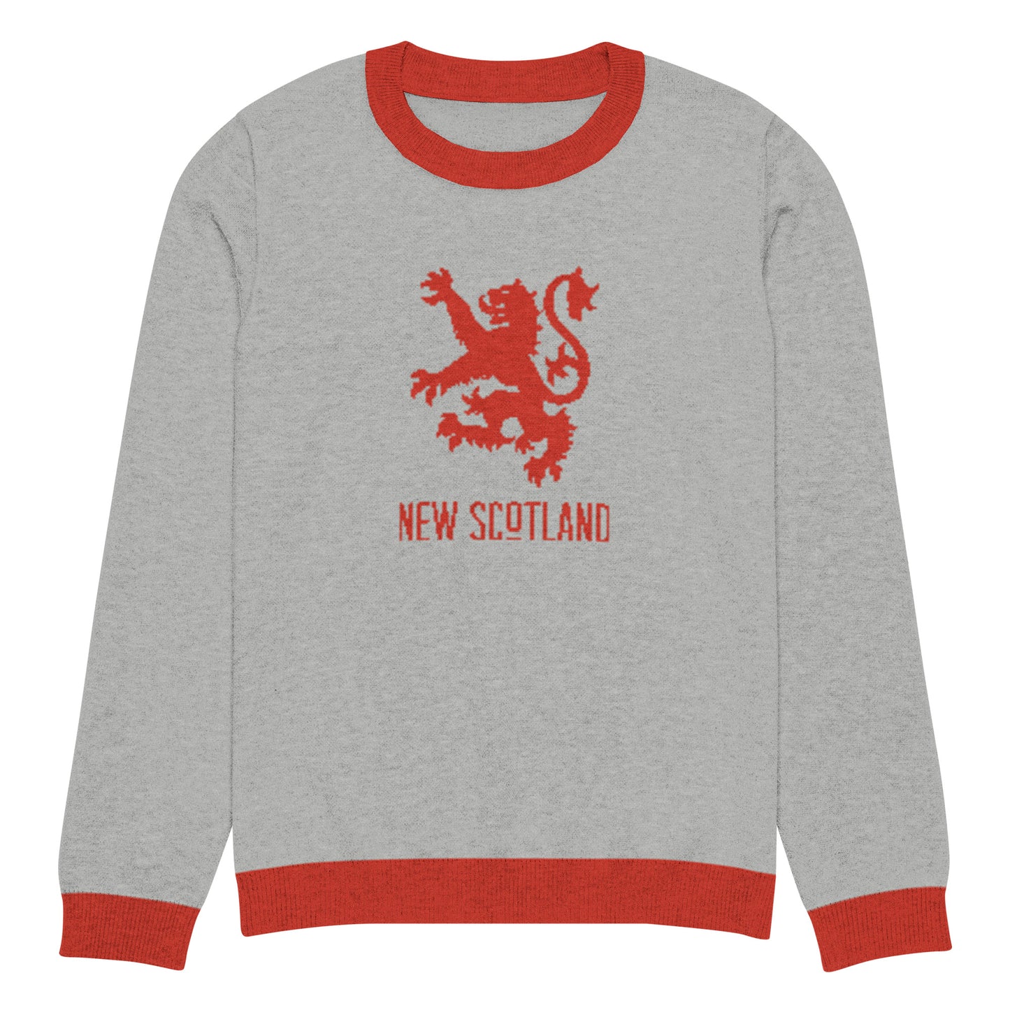 Red Lion Knitted crew neck sweater