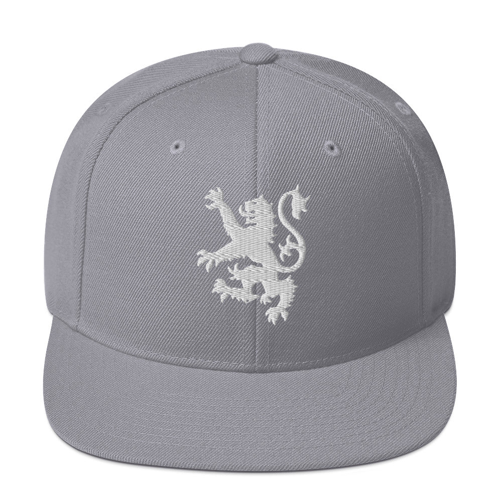 Classic Lion 3D Embroidered Snapback Hat