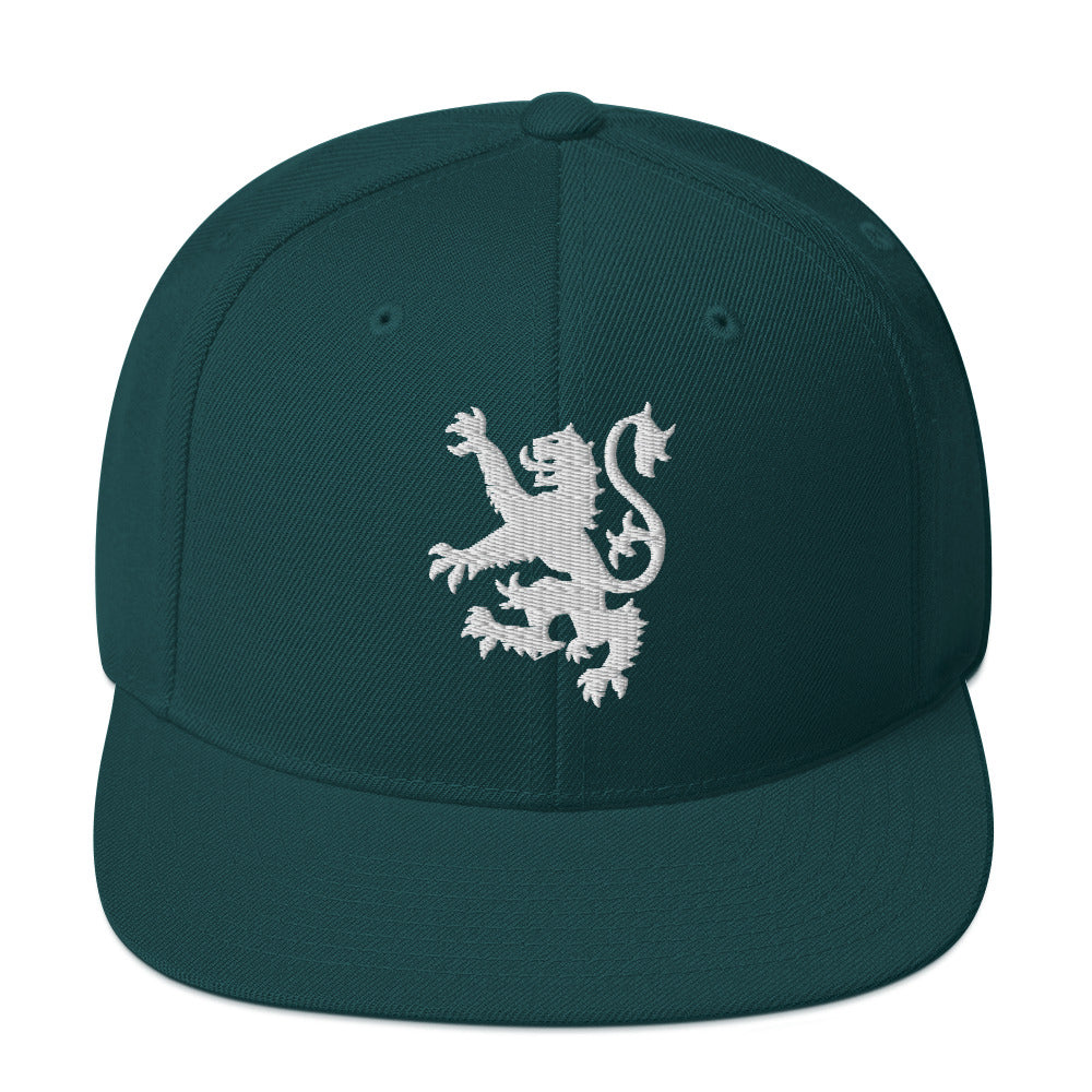 Classic Lion 3D Embroidered Snapback Hat