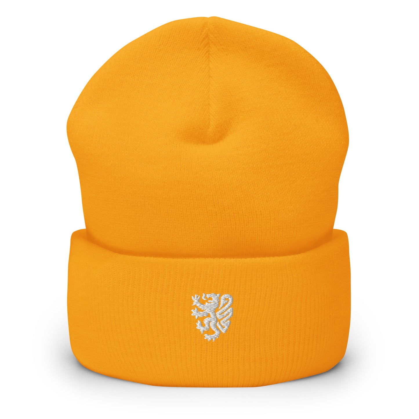 Premium Traditional Lion Cuffed Tall Embroidered Toque