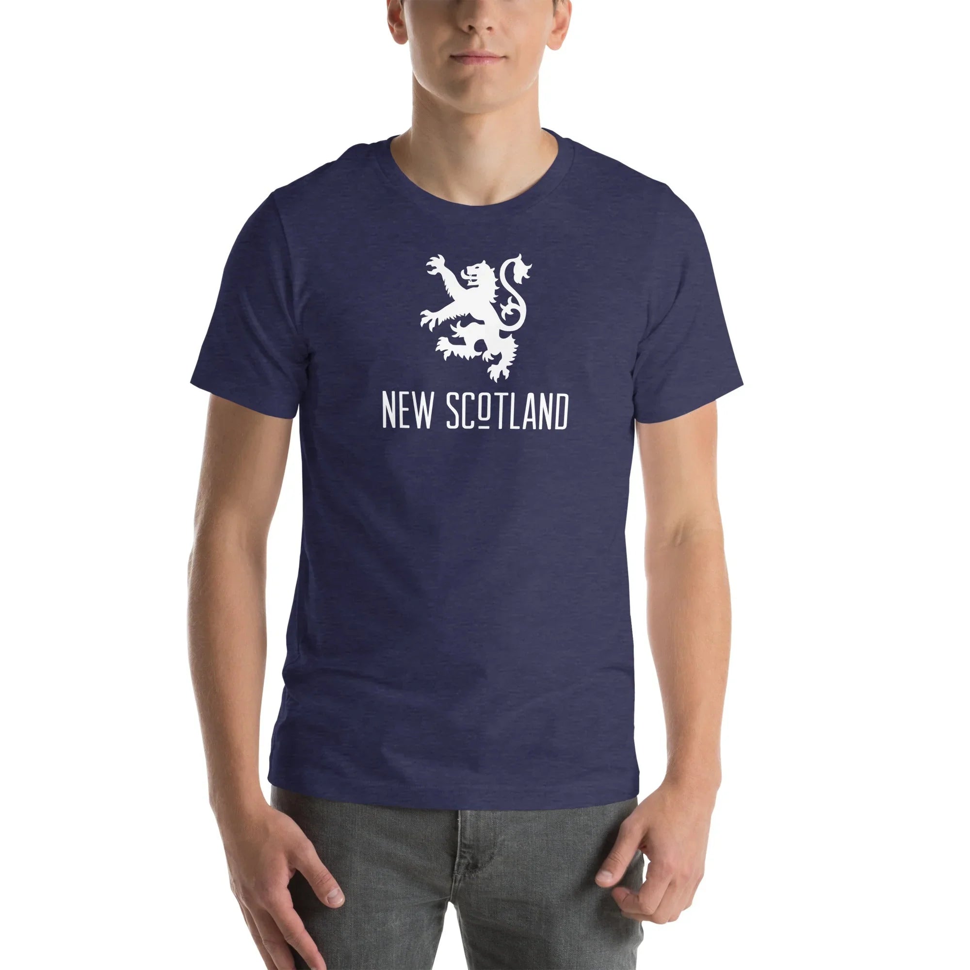 Lion T-Shirt – original New Scotland rampant lion 50/50 poly-cotton t-shirt made in Canada.
