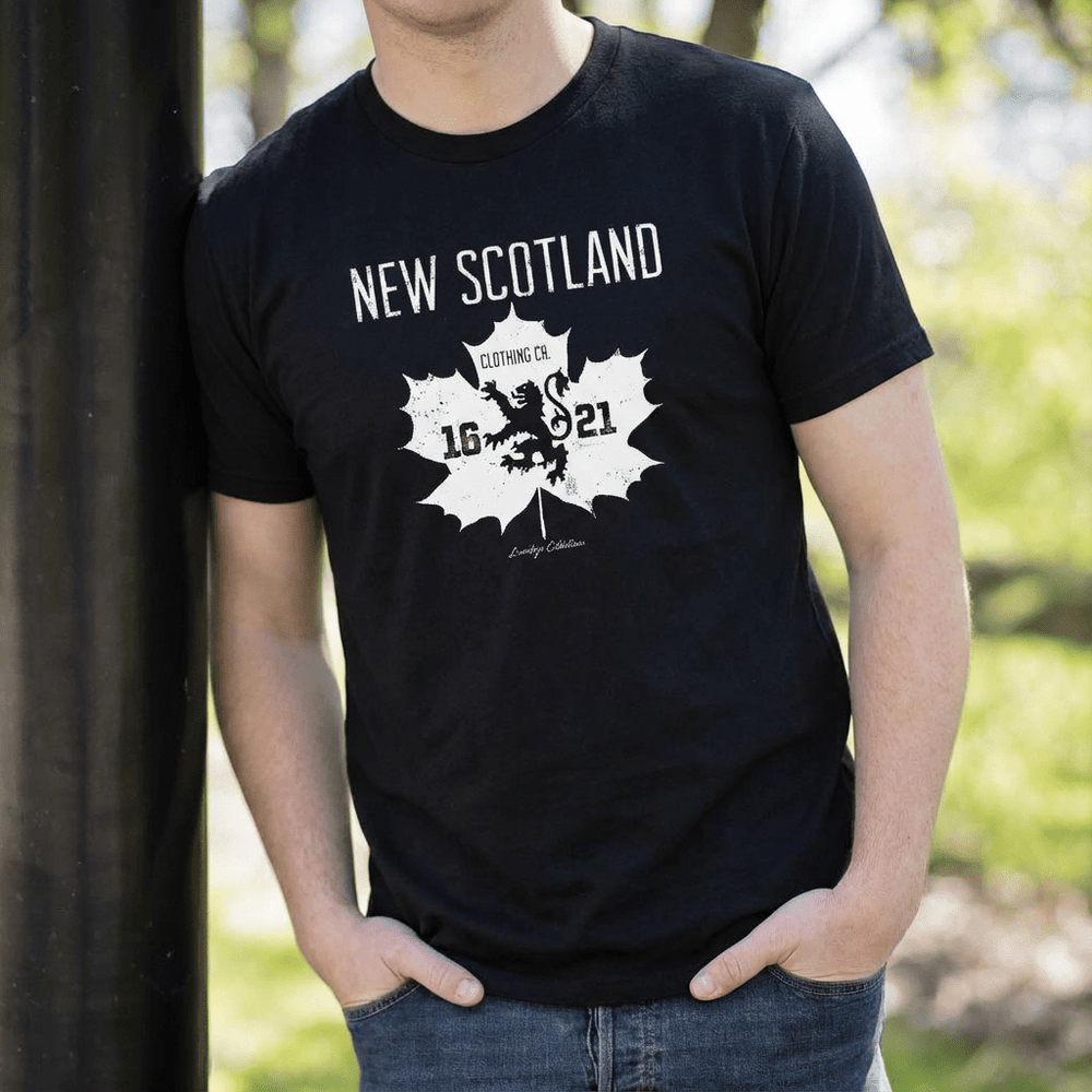 Maple Leaf Tee – Canadian Made Heritage Apparel - New Scotland Co.