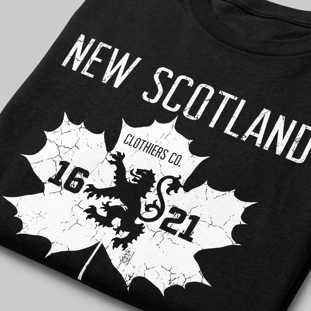 Maple Leaf Tee – Canadian Made Heritage Apparel - New Scotland Co.
