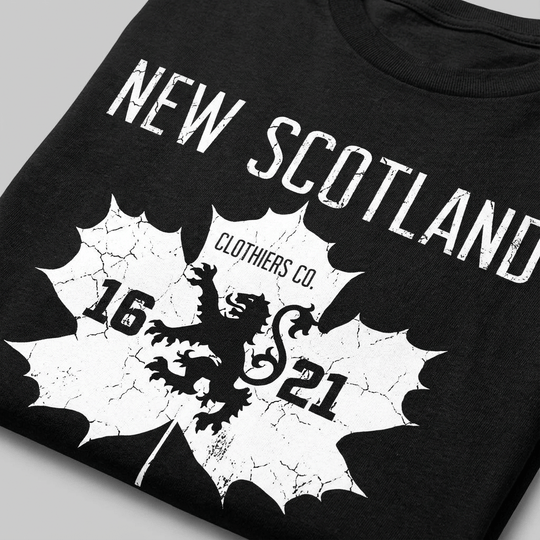 Maple Leaf Tee – Canadian Made Heritage Apparel - New Scotland Co.