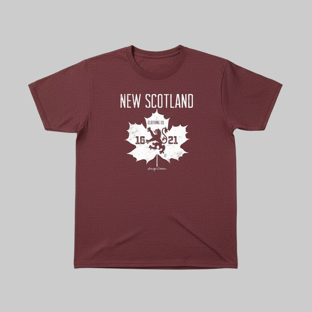 Maple Leaf Tee – Canadian Made Heritage Apparel - New Scotland Co.