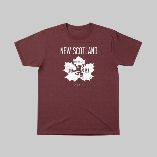 Maple Leaf Tee – Canadian Made Heritage Apparel - New Scotland Co.
