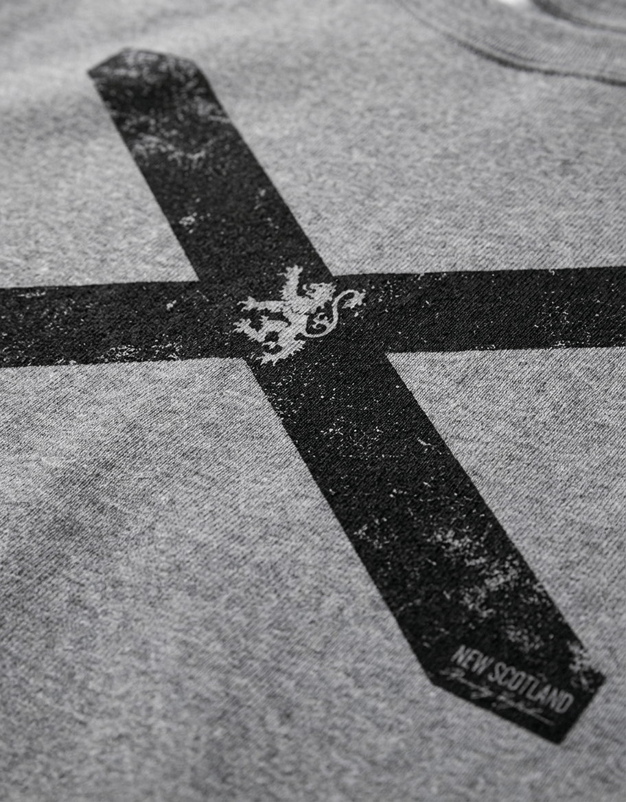 St. Andrews Cross Crew Sweater – Canadian Made Heritage Apparel - New Scotland Co.