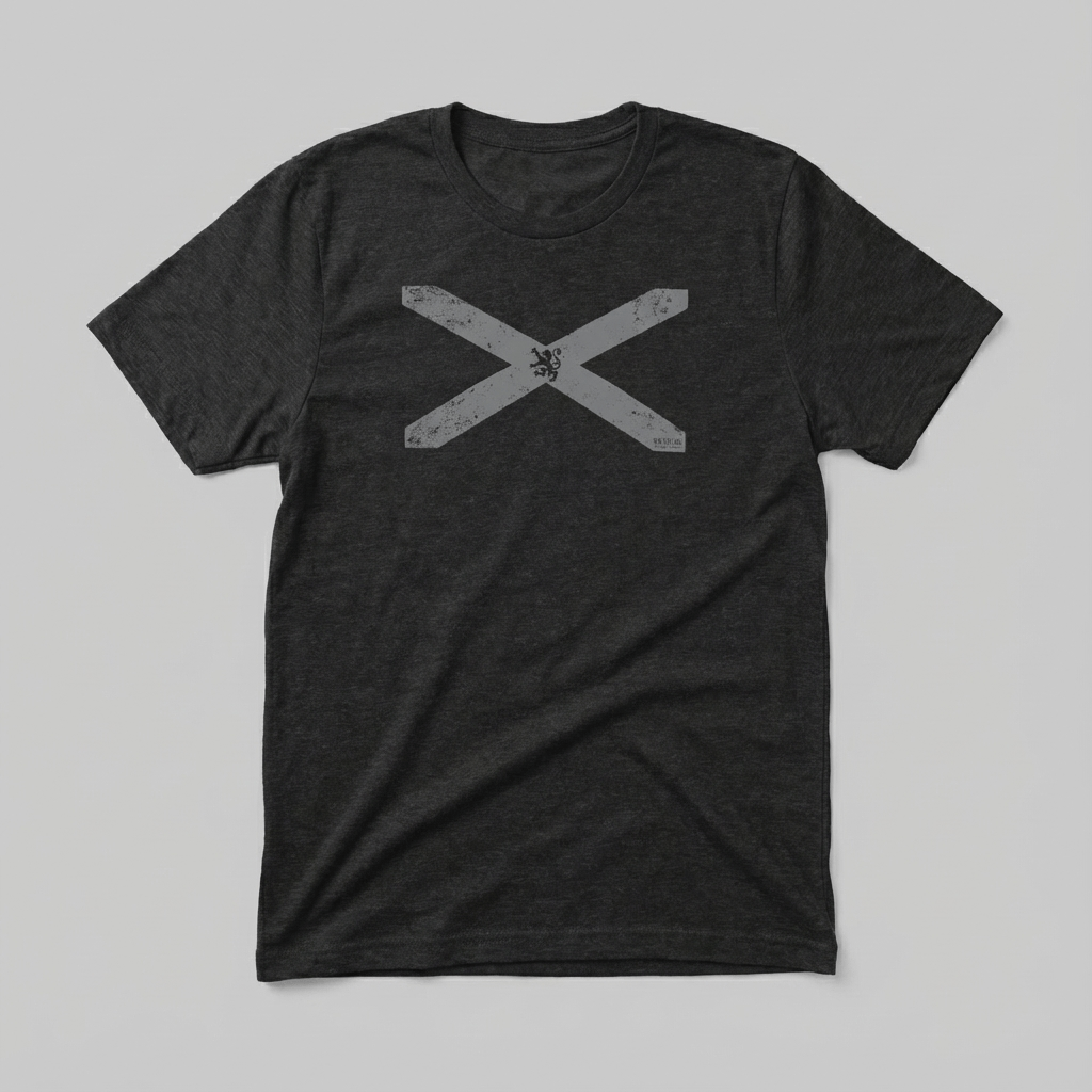 St. Andrews Cross Tee – Canadian Made Heritage Apparel - New Scotland Co.
