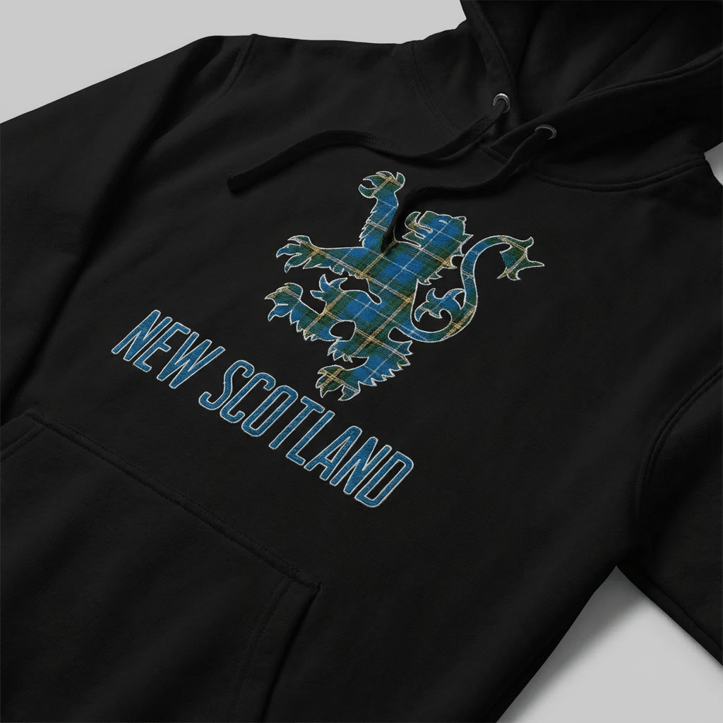 Tartan Lion Hoodie – Canadian Made Heritage Apparel - New Scotland Co.