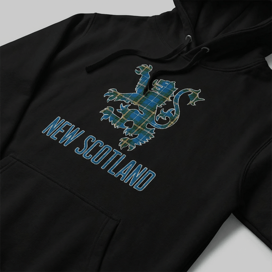 Tartan Lion Hoodie – Canadian Made Heritage Apparel - New Scotland Co.