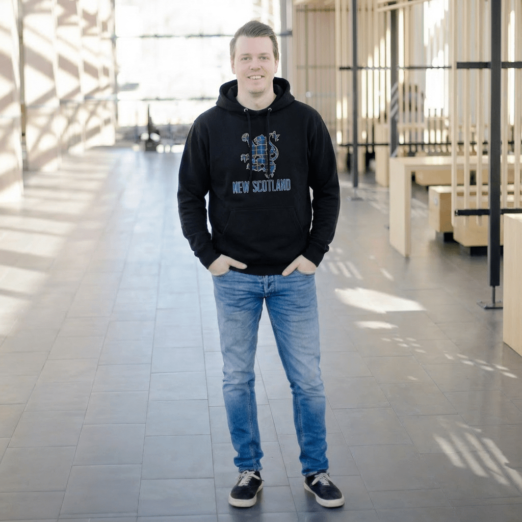 Tartan Lion Hoodie – Canadian Made Heritage Apparel - New Scotland Co.