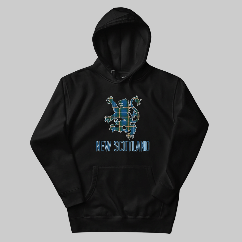 Tartan Lion Hoodie – Canadian Made Heritage Apparel - New Scotland Co.