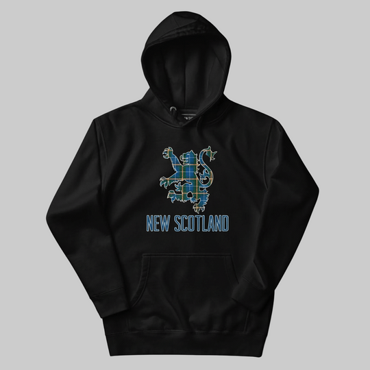 Tartan Lion Hoodie – Canadian Made Heritage Apparel - New Scotland Co.