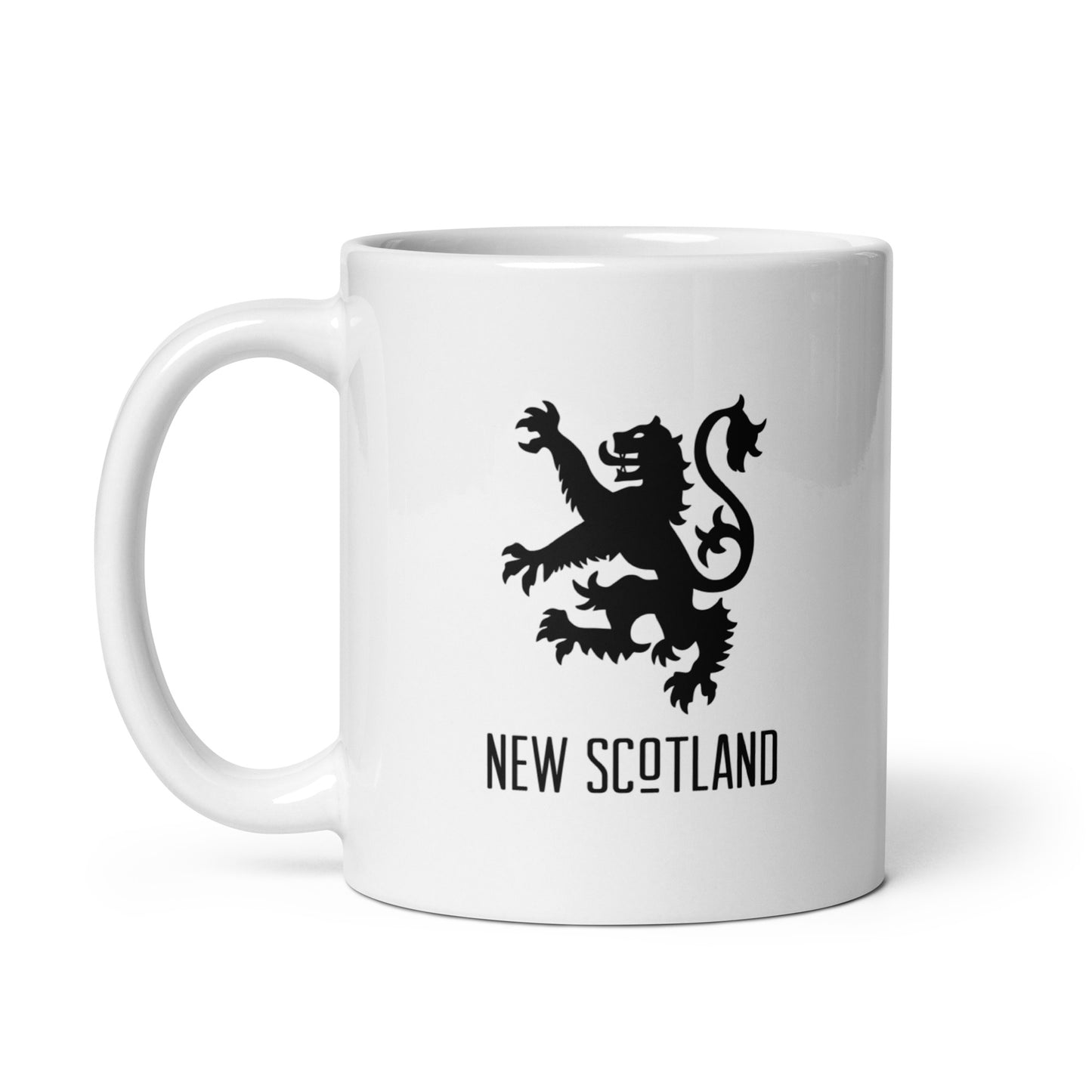 New Scotland Lion - White glossy mug