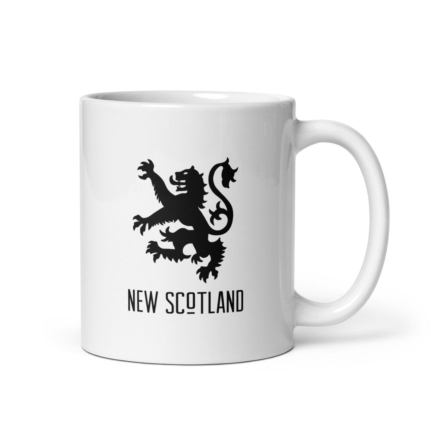 New Scotland Lion - White glossy mug