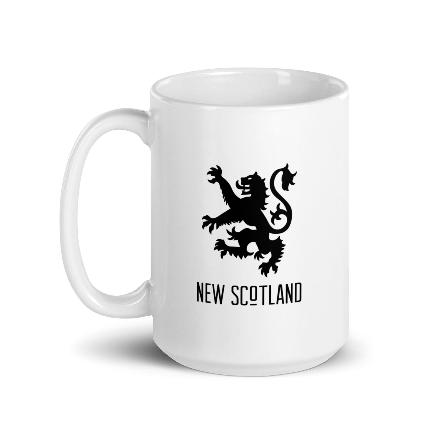 New Scotland Lion - White glossy mug