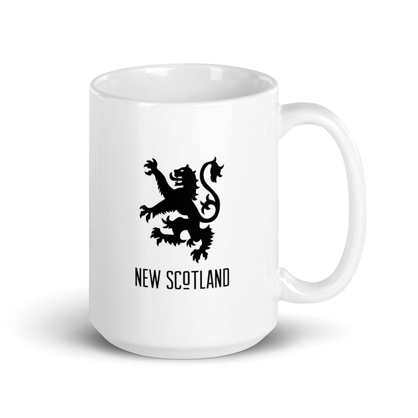 New Scotland Lion - White glossy mug