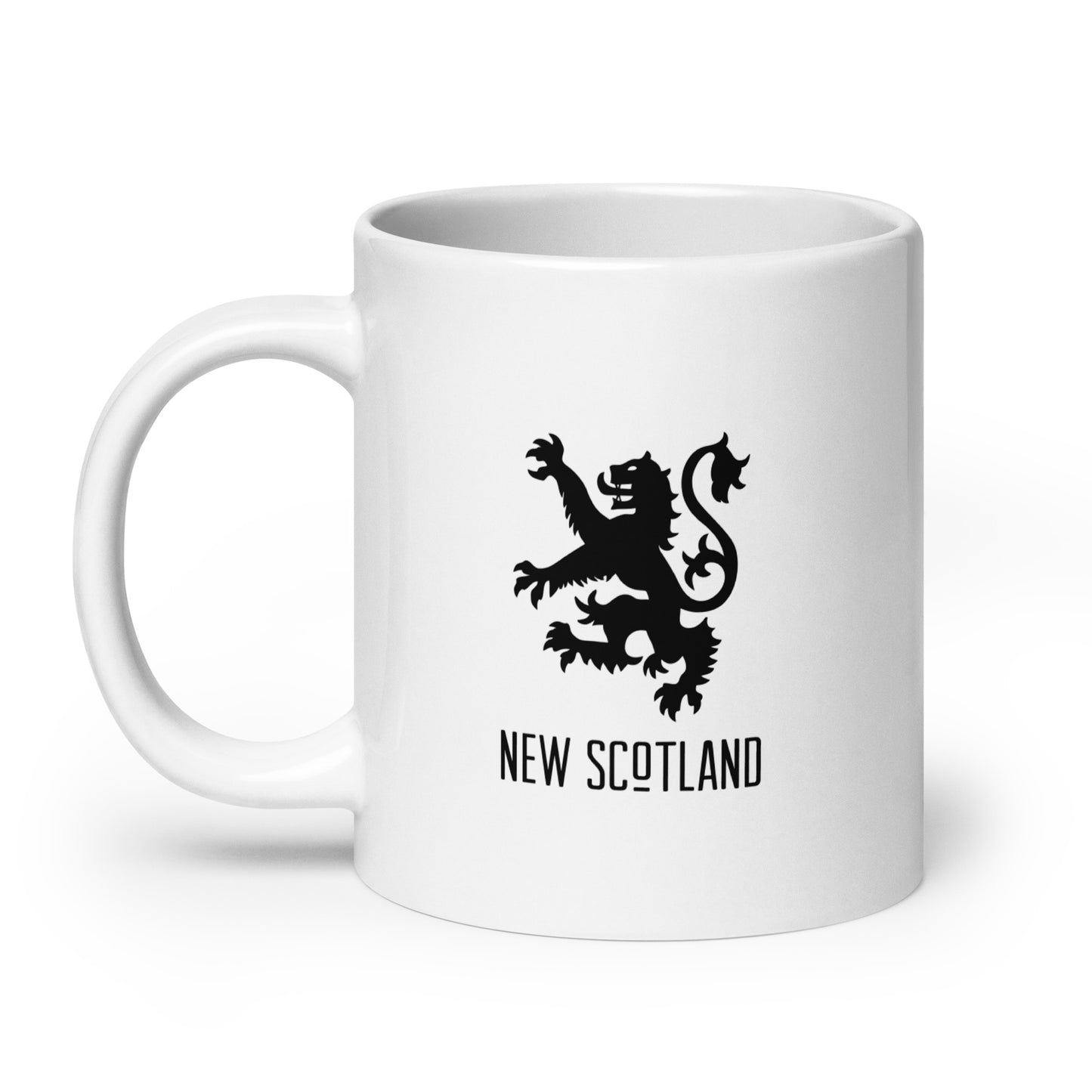 New Scotland Lion - White glossy mug