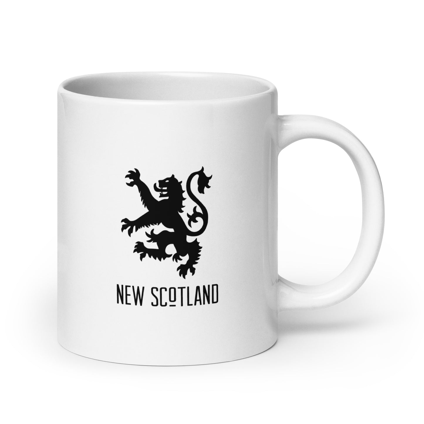 New Scotland Lion - White glossy mug